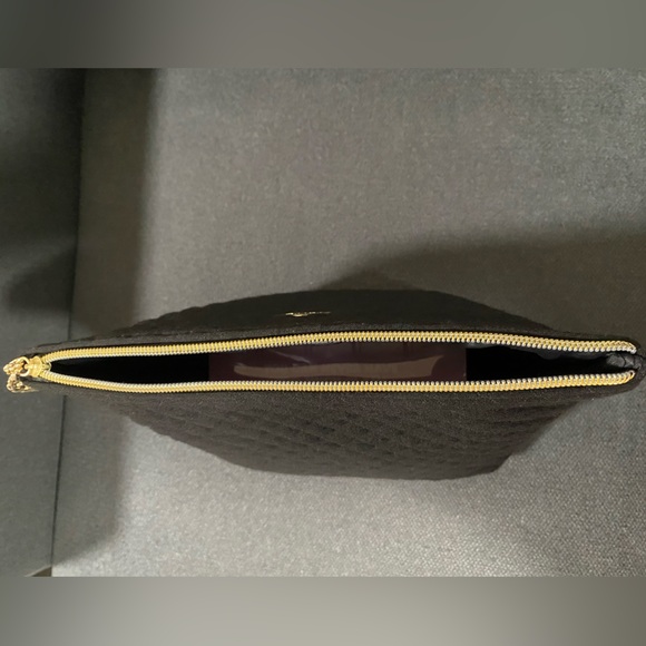 ⭐️Tarte Quilted Cosmetic Makeup Jewelry Bag Wristlet Clutch Purse Gold Chain - Picture 11 of 16